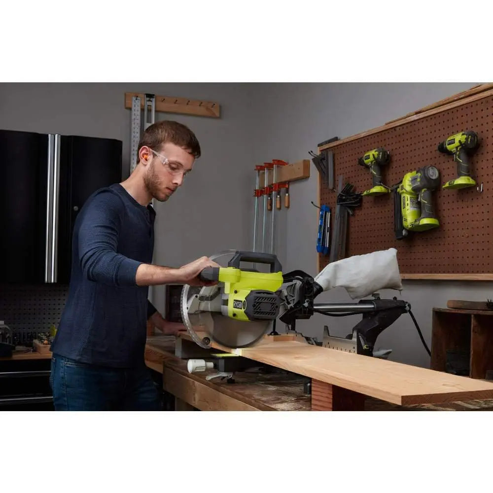 Open Box -  RYOBI 15 Amp 10 in. Sliding Compound Miter Saw - TSS103 RYOBIBullseye Deals