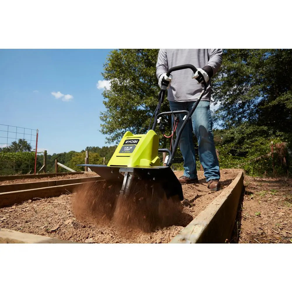 Open Box -  RYOBI 16 in. 13.5 Amp Corded Cultivator - RYAC701 RYOBIBullseye Deals