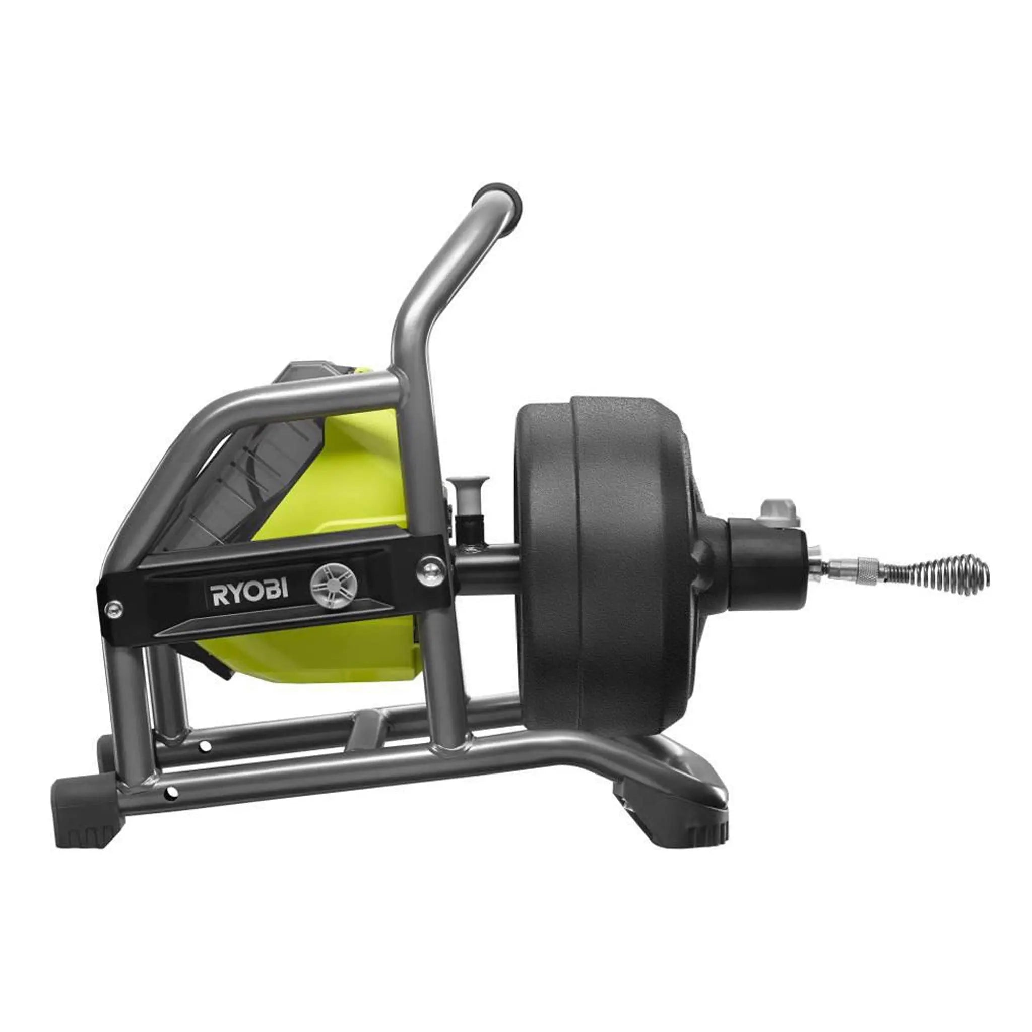 Open Box - RYOBI 18-Volt ONE+ Hybrid Drain Auger Kit with 50 ft. Cable, 2 Ah Battery, 18-Volt Charger, and Accessories - Secondipity