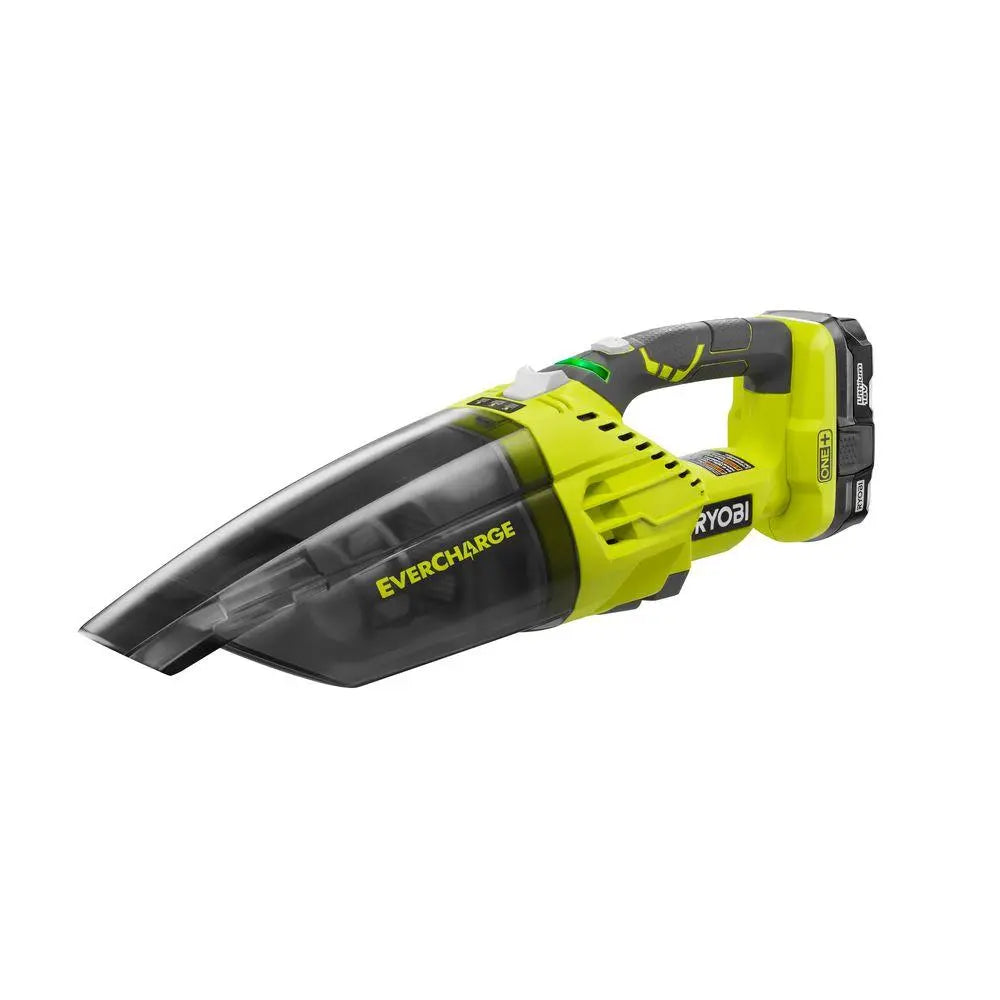 Open Box -  RYOBI 18-Volt ONE+ Lithium-Ion Cordless EVERCHARGE Hand Vacuum Kit - Secondipity
