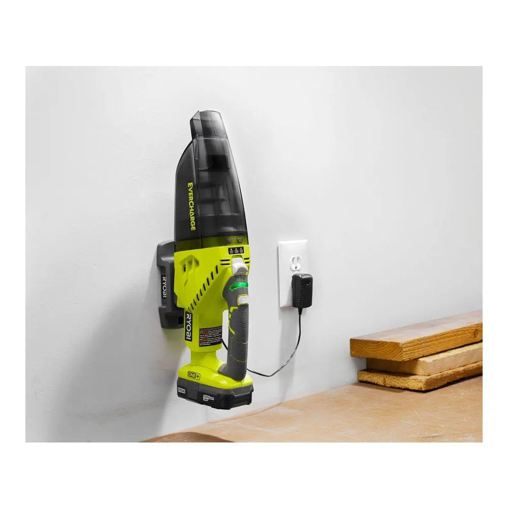 Open Box -  RYOBI 18-Volt ONE+ Lithium-Ion Cordless EVERCHARGE Hand Vacuum Kit - Secondipity