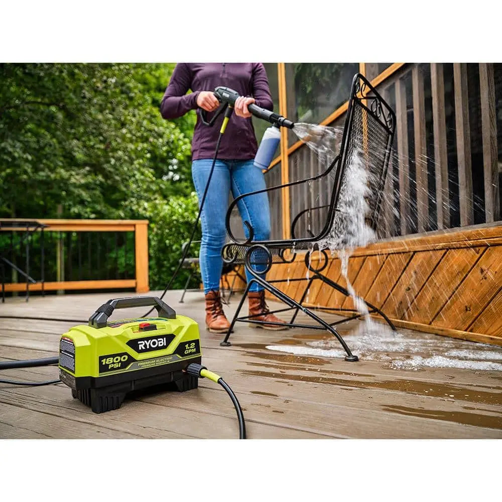 Open Box - RYOBI 1800 PSI 1.2 GPM Cold Water Electric Pressure Washer RYOBIBullseye Deals