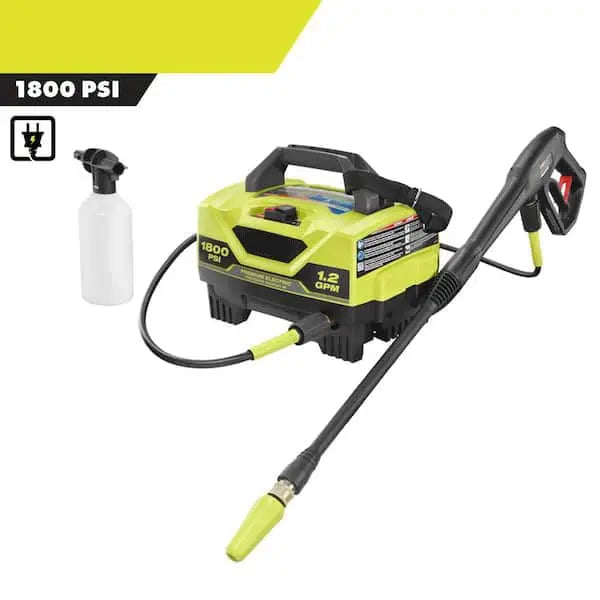 Open Box - RYOBI 1800 PSI 1.2 GPM Cold Water Electric Pressure Washer RYOBIBullseye Deals