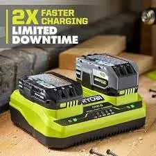 Open Box -  RYOBI 18V ONE+ Dual Port 4-Amp Parallel Charger (Tool-Only) - Secondipity