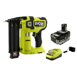 Open Box -  RYOBI 18V ONE+ HP Brushless Cordless Brad Nailer Kit with 4.0 Ah HP Battery and Charger RYOBIBullseye Deals