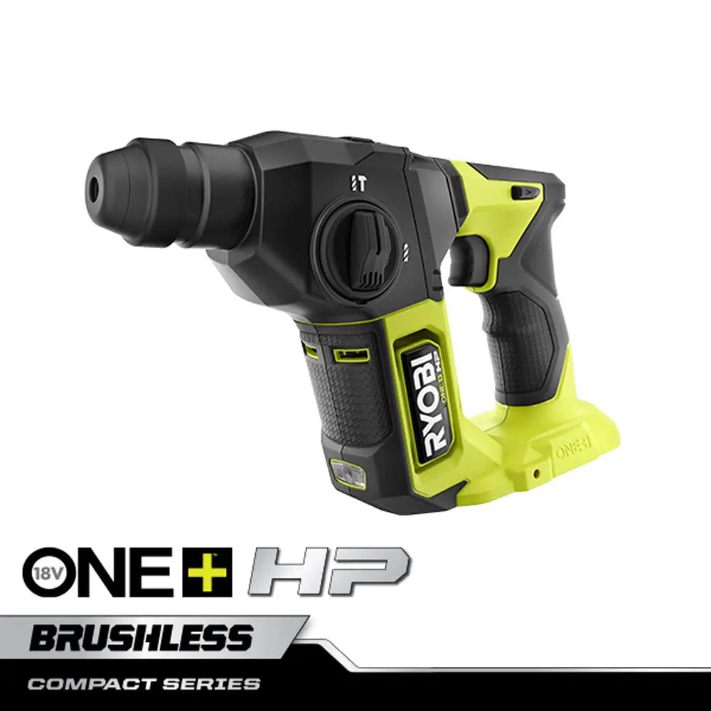Open Box -  RYOBI 18V ONE+ HP Compact Brushless 5/8-inch SDS-Plus Rotary Hammer Drill (Tool-Only) RYOBIBullseye Deals