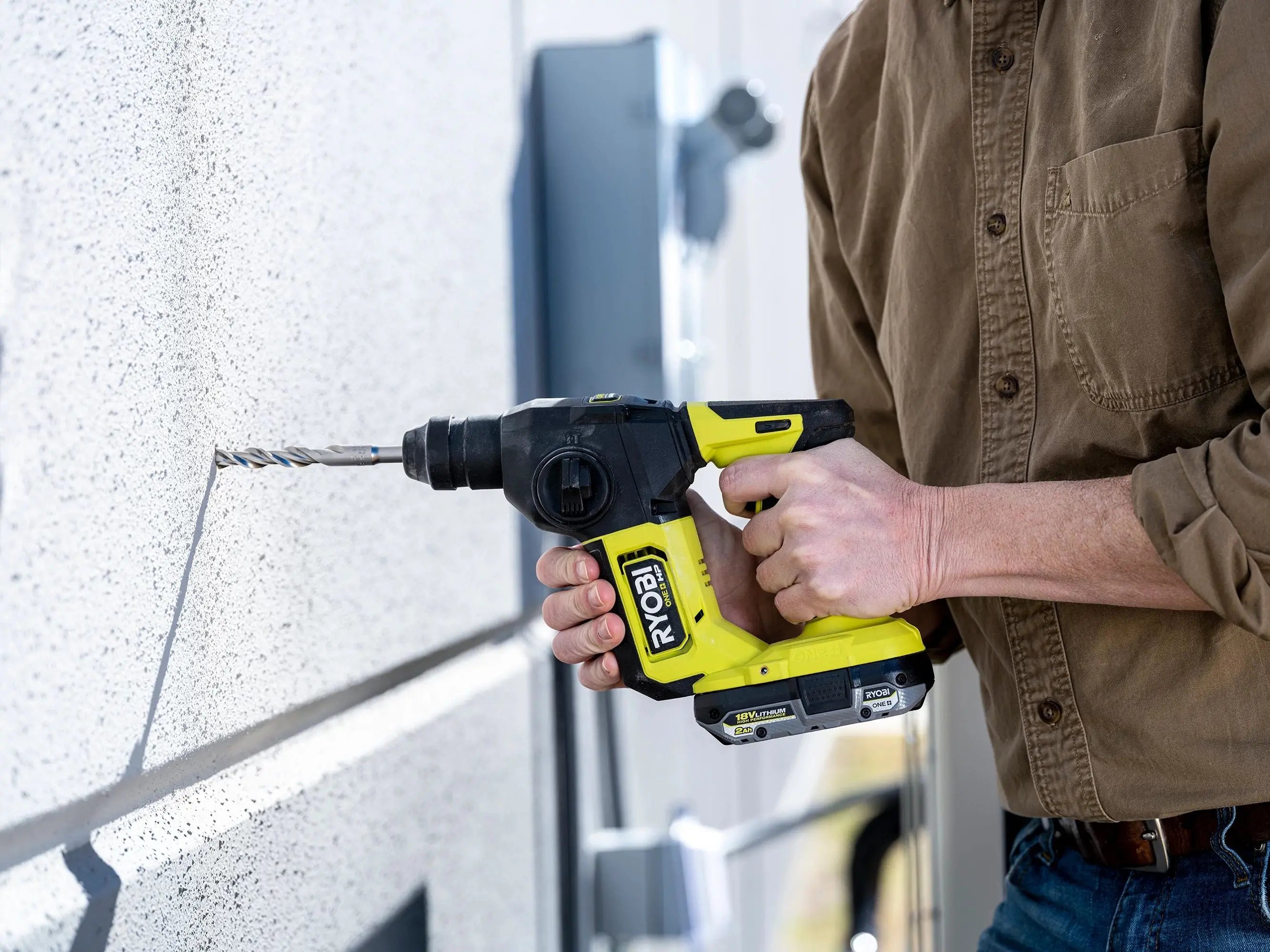 Open Box -  RYOBI 18V ONE+ HP Compact Brushless 5/8-inch SDS-Plus Rotary Hammer Drill (Tool-Only) RYOBIBullseye Deals