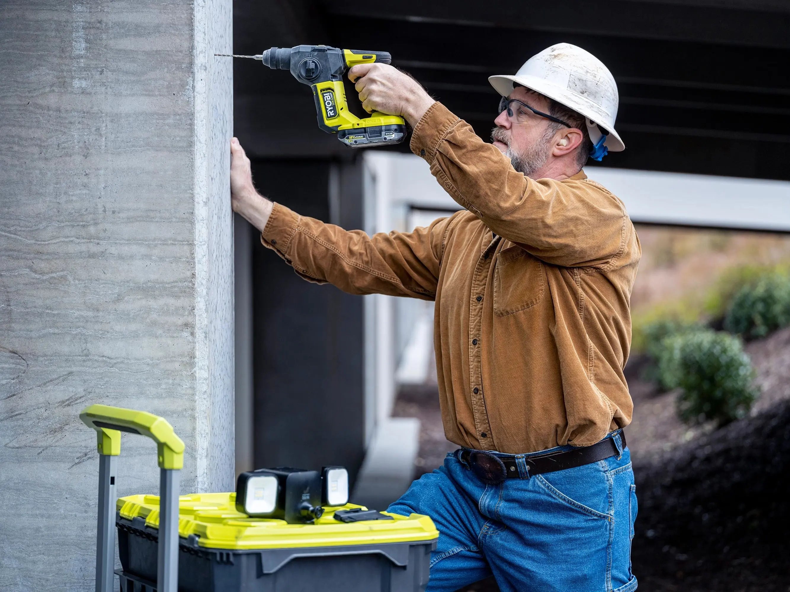 Open Box -  RYOBI 18V ONE+ HP Compact Brushless 5/8-inch SDS-Plus Rotary Hammer Drill (Tool-Only) RYOBIBullseye Deals