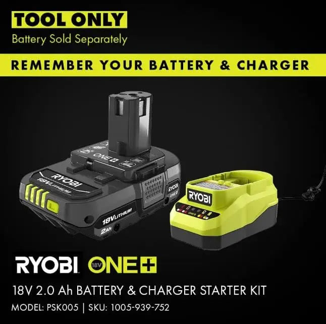 Open Box - RYOBI 18V ONE+ Lithium-Ion Cordless 1/4-inch Impact Driver (Tool-Only) RYOBIBullseye Deals