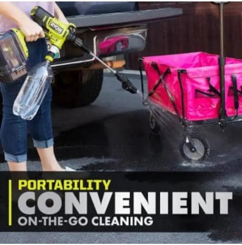 Open Box - RYOBI 40-Volt HP Brushless EZClean 600 PSI 0.7 GPM Cold Water Power Cleaner with 2.0 Ah Battery and Charger RYOBIBullseye Deals