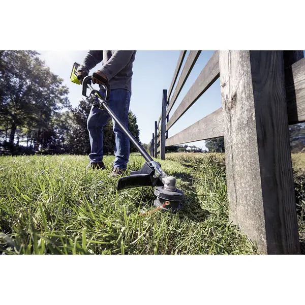 Open Box -  RYOBI 40-Volt Lithium-Ion Cordless Shaft Attachment Capable String Trimmer RYOBIBullseye Deals