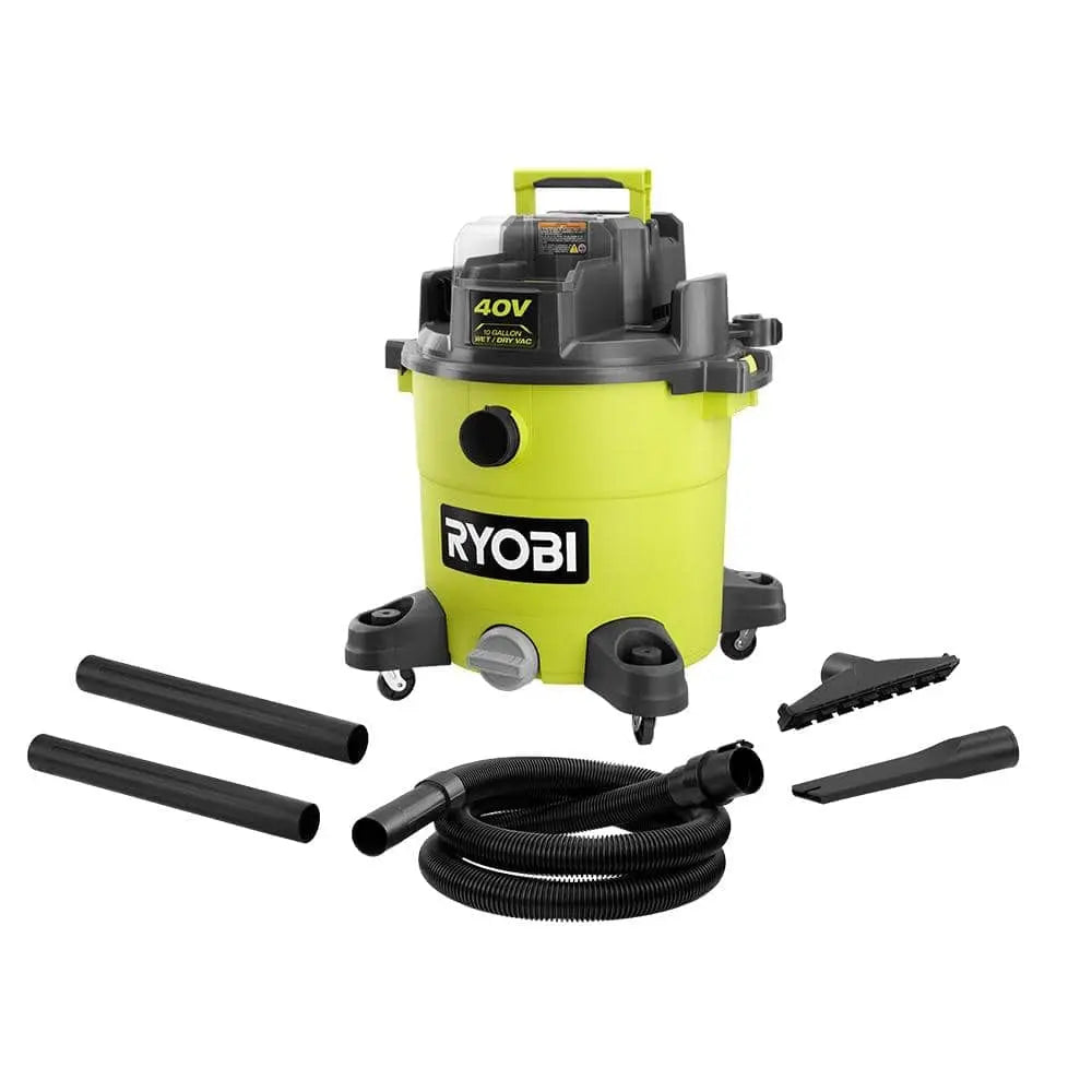 Open Box -  RYOBI 40V 10 Gal. Cordless Wet/Dry Vacuum (Tool Only), Greens RYOBIBullseye Deals
