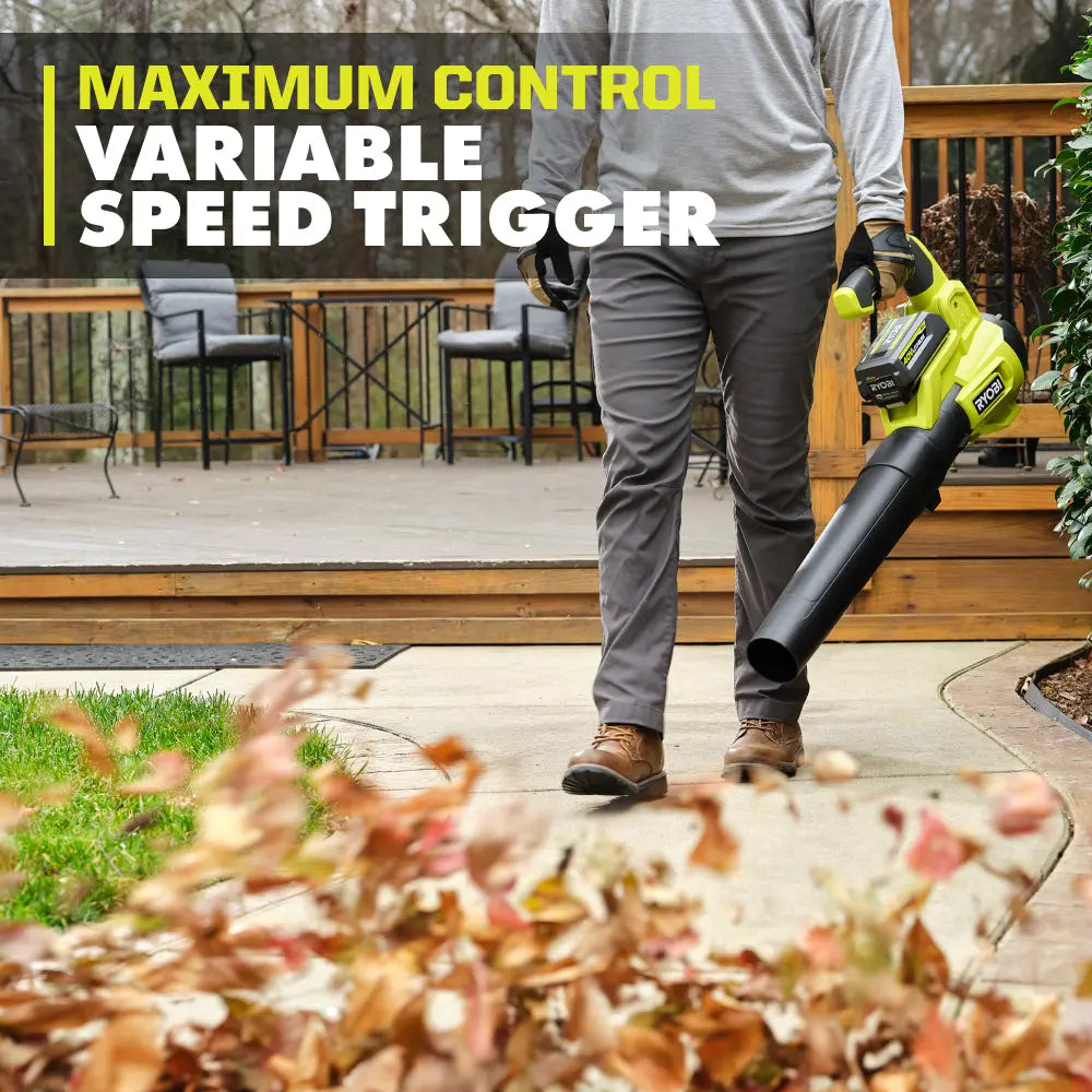 Open Box - RYOBI 40V 120 MPH 450 CFM Cordless Battery Variable-Speed Jet-Fan Blower (Tool Only) RYOBIBullseye Deals