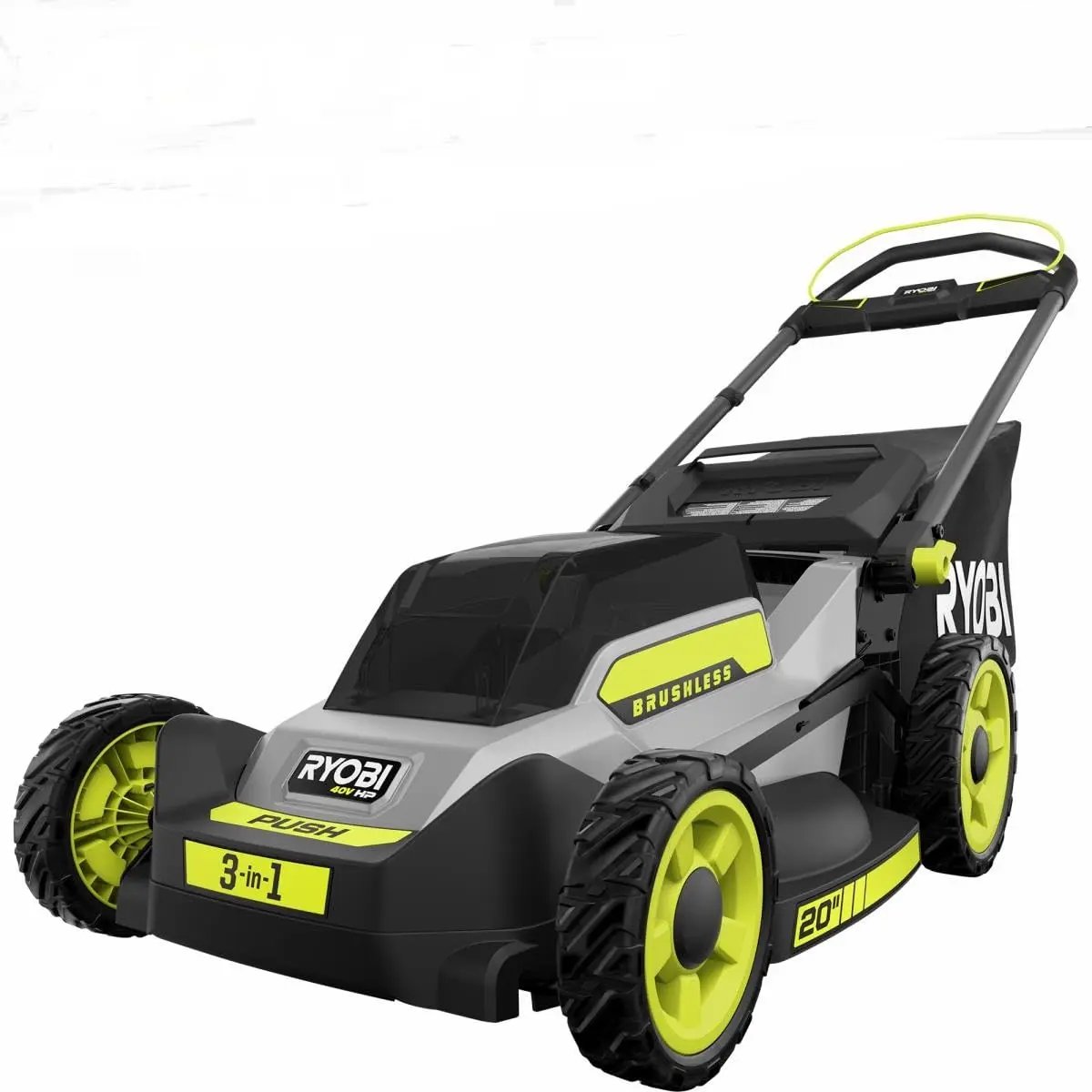 Open Box -  RYOBI 40V HP Brushless 20 in. Cordless Battery Walk Behind Push Mower (Tool Only) RYOBIBullseye Deals