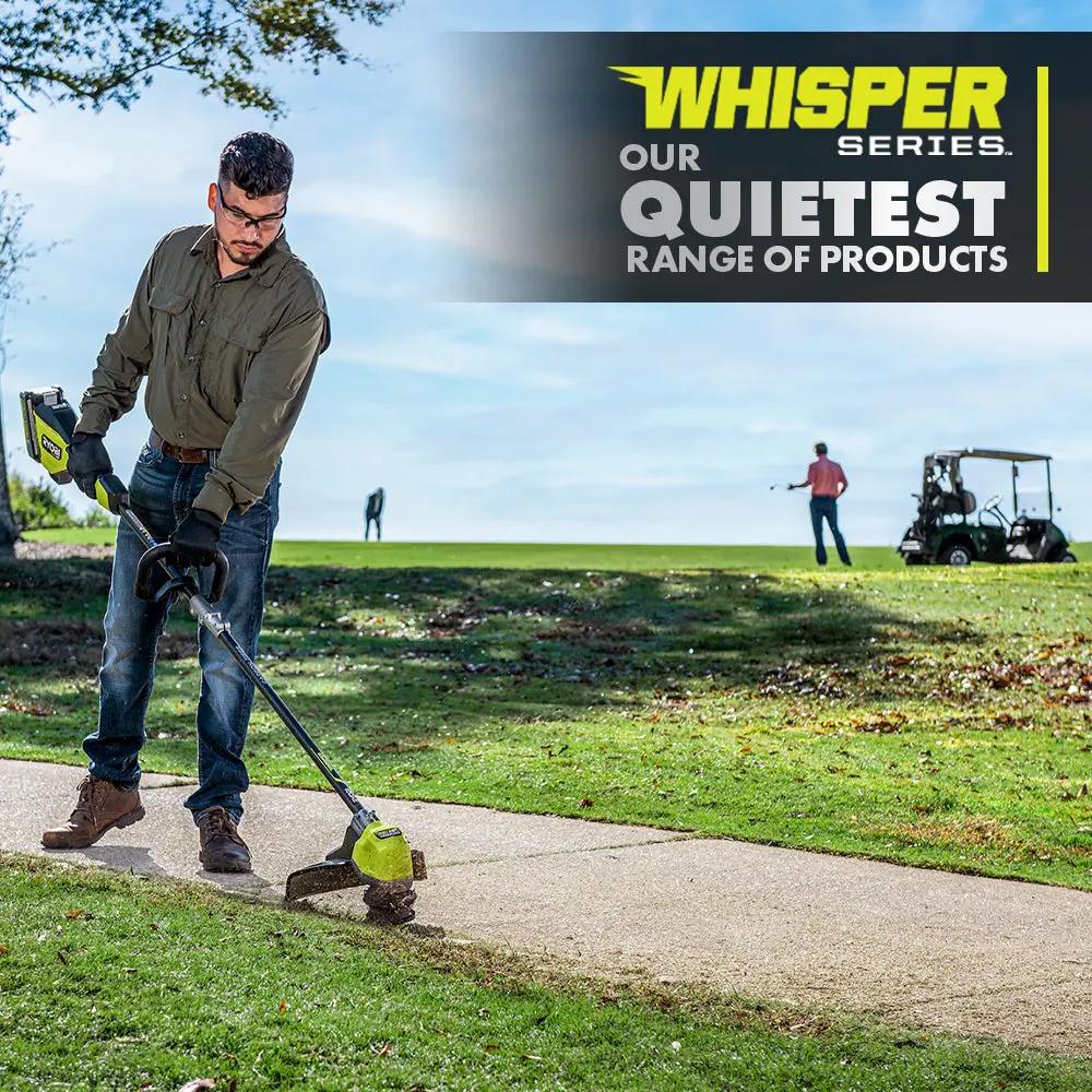 Open Box -  RYOBI 40V HP Brushless Whisper Series 17 in. Cordless Battery Carbon Fiber Shaft String Trimmer w/ 6.0 Ah Battery & Charger RYOBIBullseye Deals