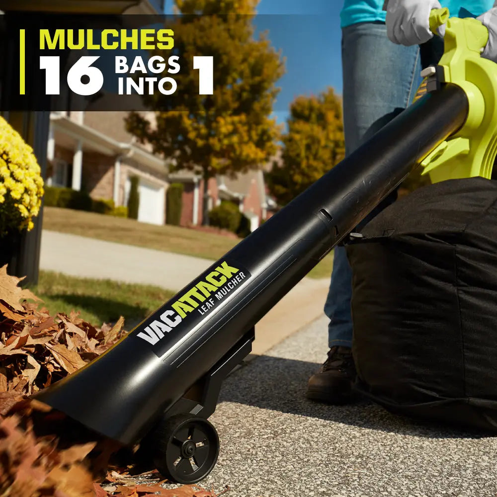 Open Box - RYOBI 40V Vac Attack Cordless Battery Leaf Vacuum/Mulcher (Tool Only) RYOBIBullseye Deals