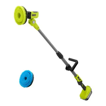 Open Box -  RYOBI Cordless ONE+ 18V 6 in. Telescoping Power Scrubber Brush Accessory RyobiBullseye Deals