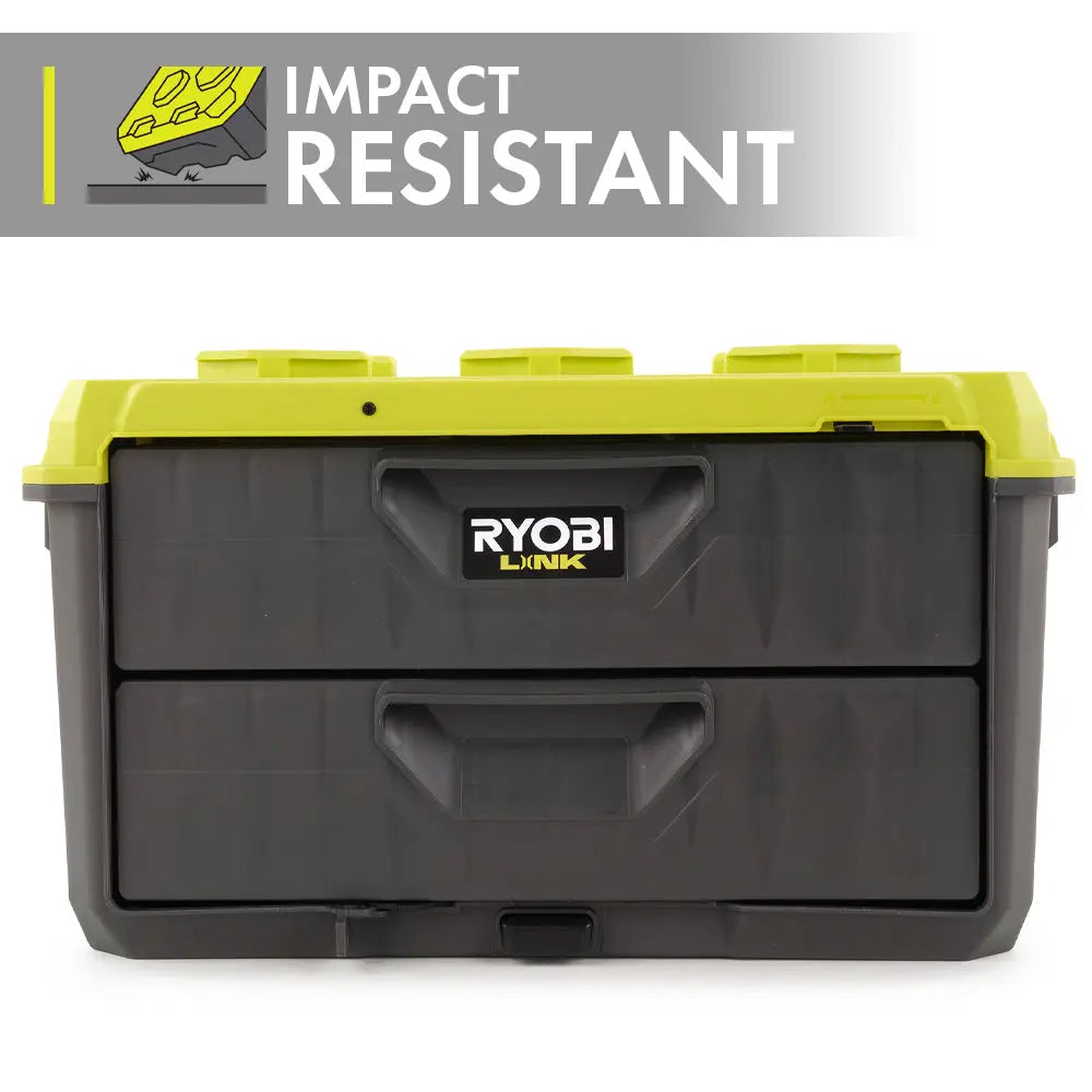 Open Box -  RYOBI LINK 2 Drawer Tool Box RYOBIBullseye Deals