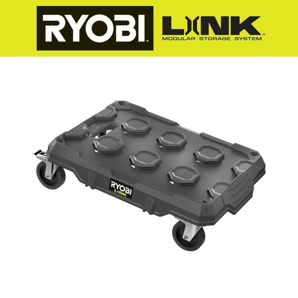 Open Box -  RYOBI LINK Modular Dolly Multi-Purpose Rolling Base, Gray RYOBIBullseye Deals