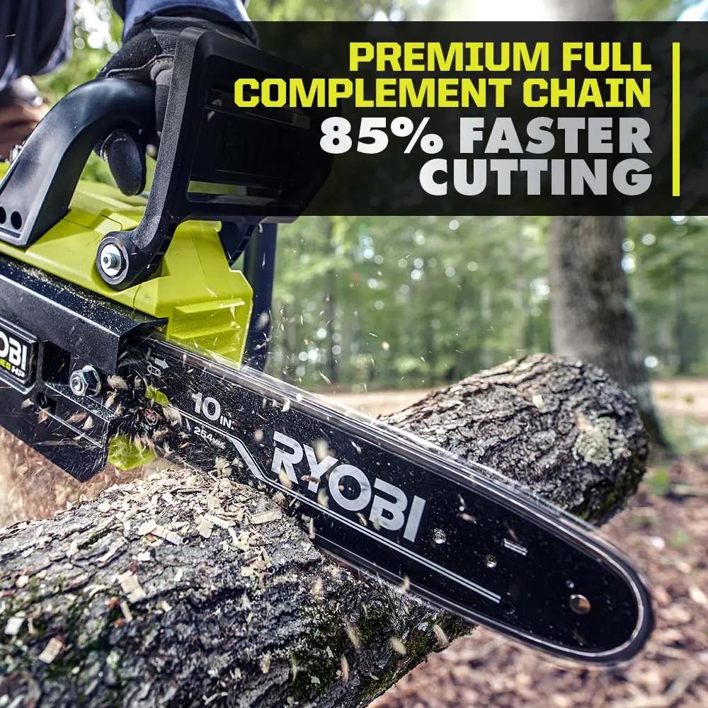 Open Box -  RYOBI ONE+ 10 in. HP 18V Brushless Lithium-Ion Electric Cordless Battery Chainsaw (Tool Only) RYOBIBullseye Deals