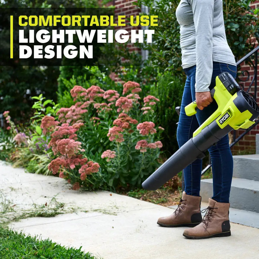 Open Box - RYOBI ONE+ 18V 100 MPH 350 CFM Cordless Battery Variable-Speed Jet Fan Leaf Blower (Tool Only) RYOBIBullseye Deals