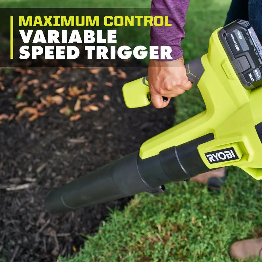 Open Box - RYOBI ONE+ 18V 100 MPH 350 CFM Cordless Battery Variable-Speed Jet Fan Leaf Blower (Tool Only) RYOBIBullseye Deals