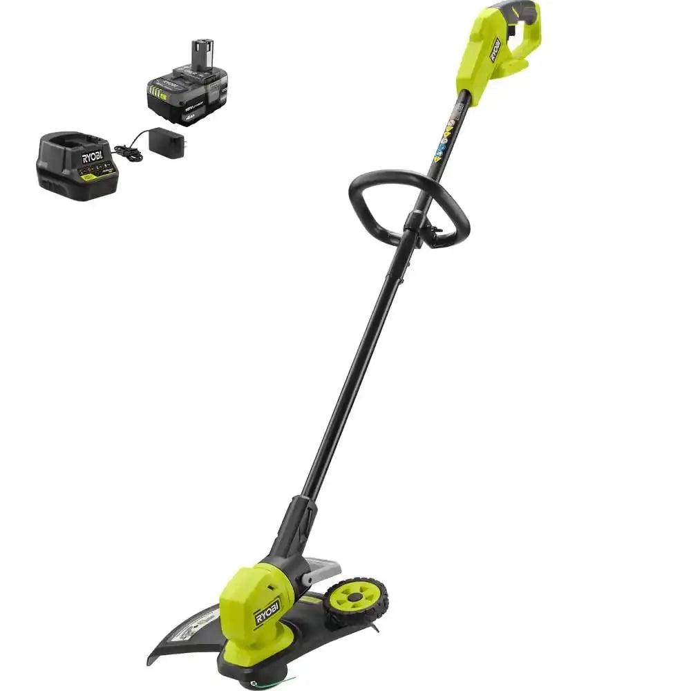 Open Box -  RYOBI ONE+ 18V 13 in. Cordless Battery String Trimmer/Edger with 4.0 Ah Battery and Charger RYOBIBullseye Deals