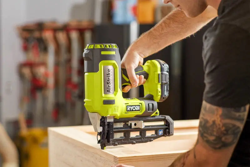 Open Box - RYOBI ONE+ 18V 16-Gauge Cordless AirStrike Finish Nailer (Tool Only) RYOBIBullseye Deals
