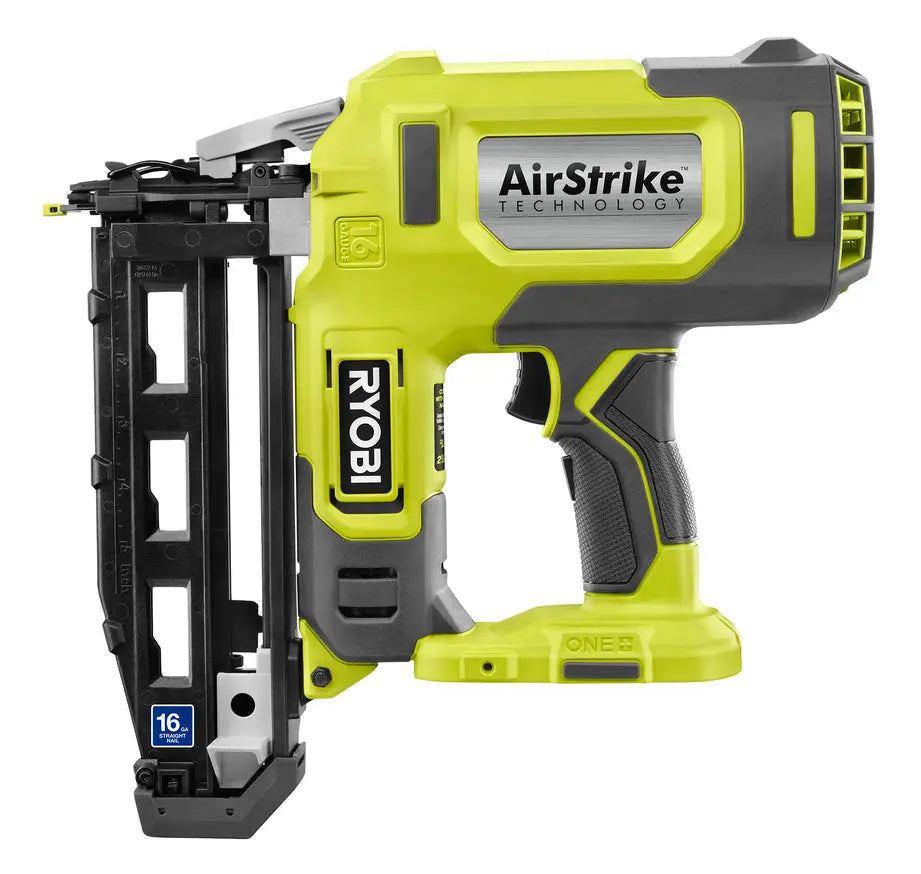 Open Box - RYOBI ONE+ 18V 16-Gauge Cordless AirStrike Finish Nailer (Tool Only) RYOBIBullseye Deals