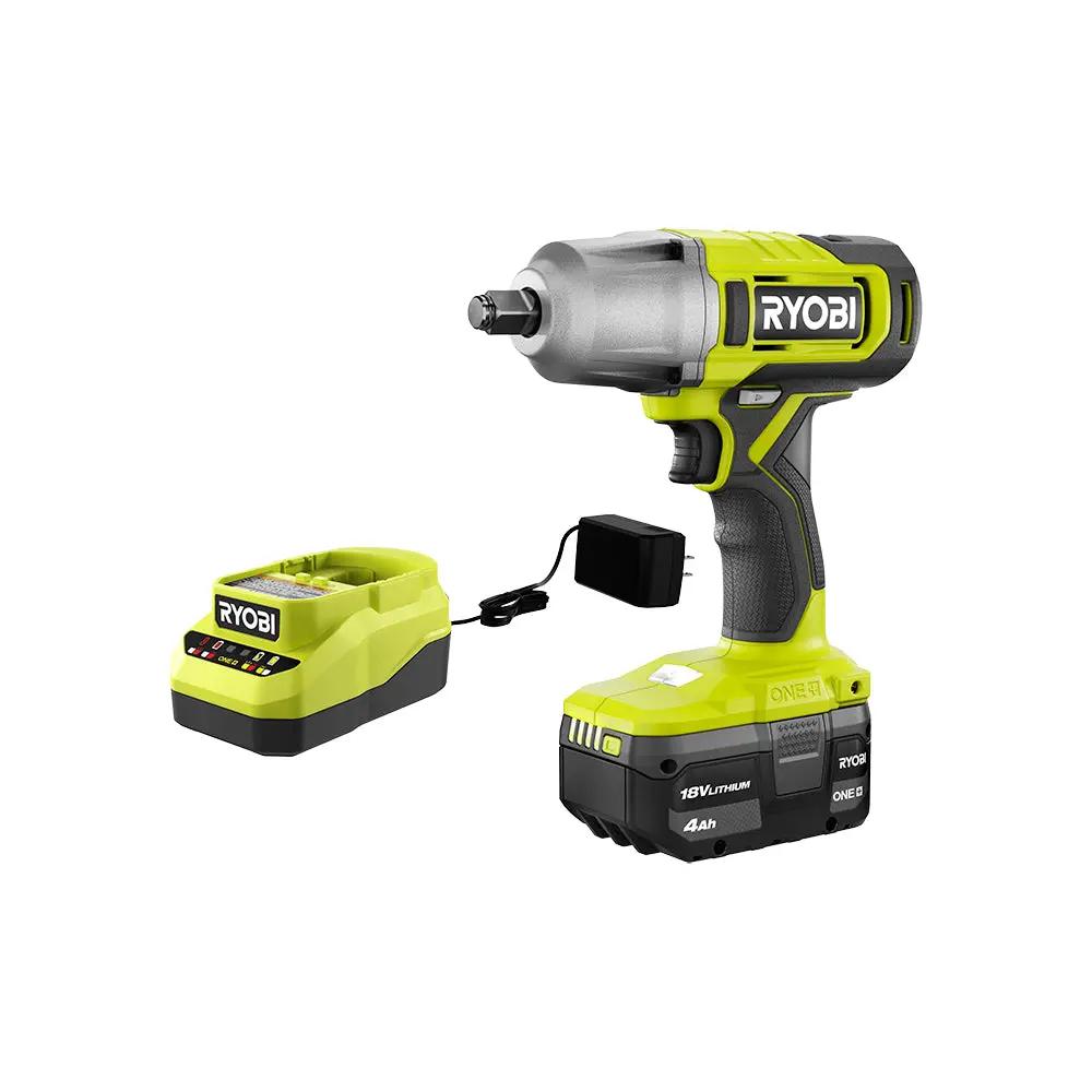 Open Box -  RYOBI ONE+ 18V Cordless 1/2 in. Impact Wrench Kit with 4.0 Ah Battery and Charger RYOBIBullseye Deals