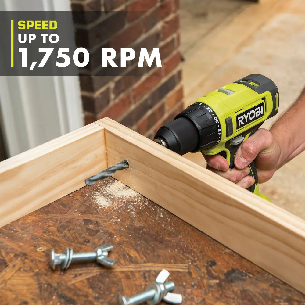 Open Box -  RYOBI ONE+ 18V Cordless 2-Tool Combo Kit with Drill/Driver, Impact Driver, (2) 1.5 Ah Batteries, and Charger RYOBIBullseye Deals