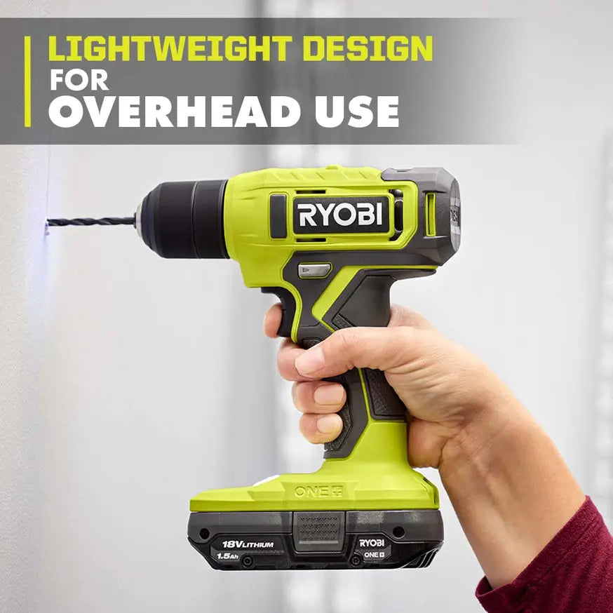 Open Box - RYOBI ONE+ 18V Cordless 3/8 in. Drill/Driver Kit with 1.5 Ah Battery and Charger RYOBIBullseye Deals