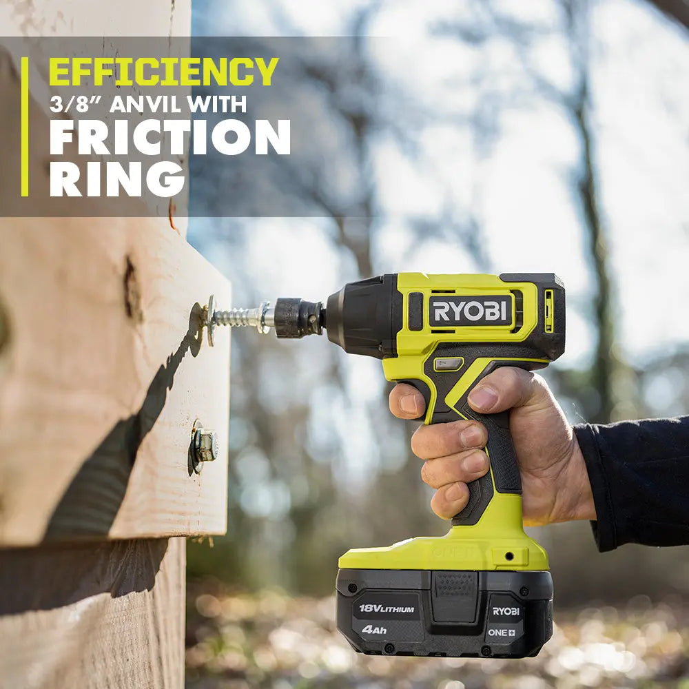 Open Box -  RYOBI ONE+ 18V Cordless 3/8 in. Impact Wrench (Tool Only) RYOBIBullseye Deals
