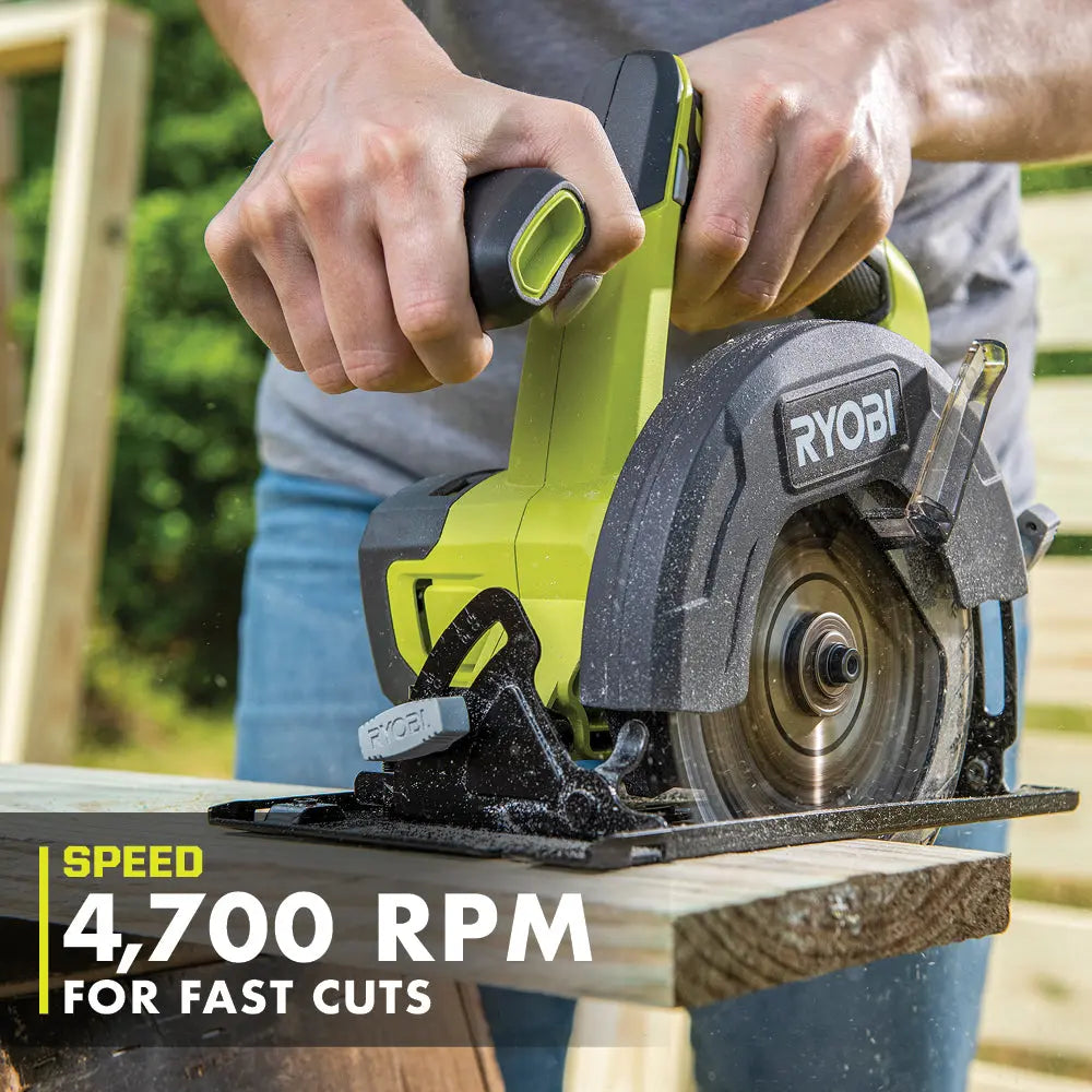 Open Box -  RYOBI ONE+ 18V Cordless 5 1/2 in. Circular Saw (Tool Only) RYOBIBullseye Deals