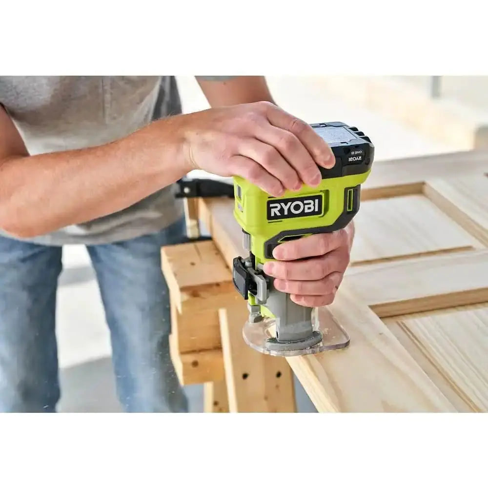 Open Box -  RYOBI ONE+ 18V Cordless Compact Fixed Base Router (Tool Only) RYOBIBullseye Deals