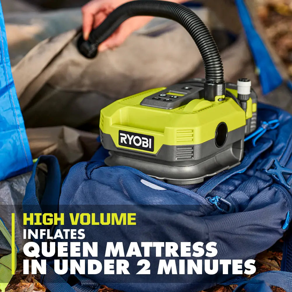 Open Box -  RYOBI ONE+ 18V Cordless Dual Function Inflator/Deflator(Tool Only) RYOBIBullseye Deals