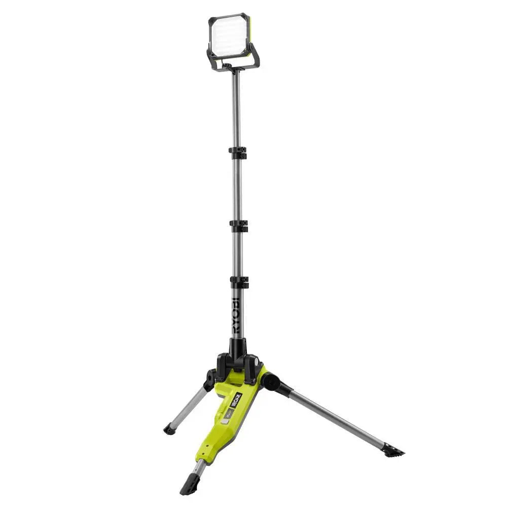 Open Box - RYOBI ONE+ 18V Cordless Hybrid LED Tripod Stand Light (Tool Only) RYOBIBullseye Deals