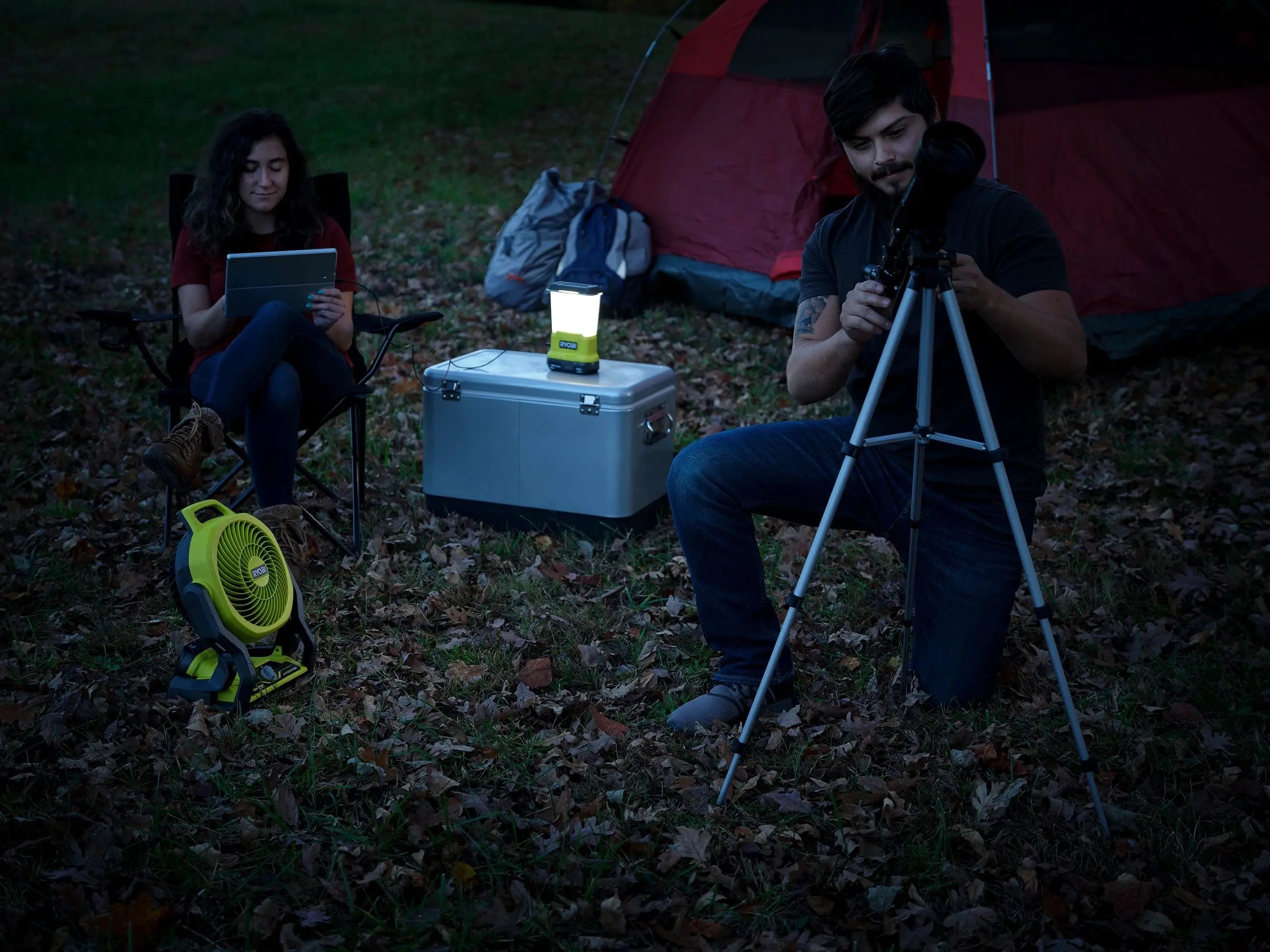 Open Box -  RYOBI ONE+ 18V Cordless Hybrid WHISPER SERIES 7-1/2 in. Fan (Tool Only) RYOBIBullseye Deals