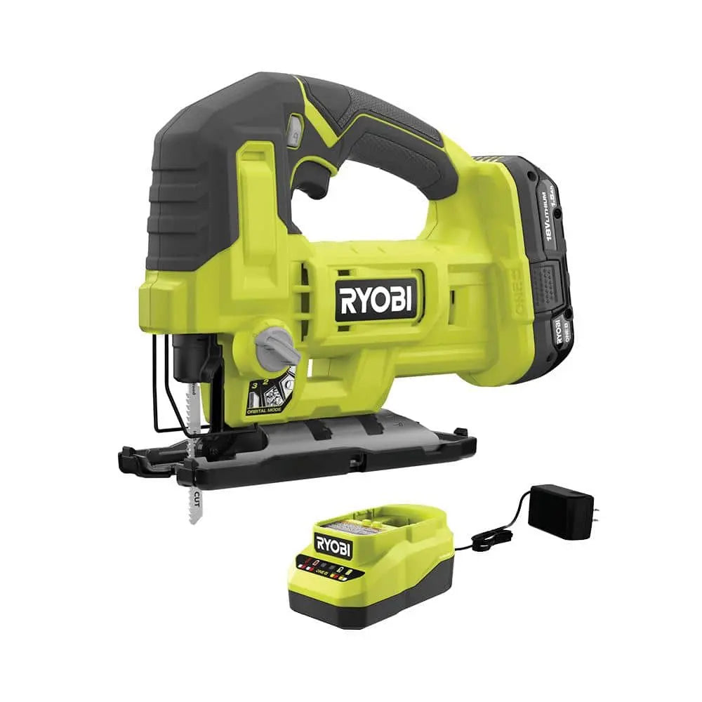 Open Box -  RYOBI ONE+ 18V Cordless Jig Saw Kit with 1.5 Ah Battery and Charger RYOBIBullseye Deals