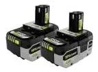 Open Box -  RYOBI ONE+ 18V HIGH PERFORMANCE Lithium-Ion 4.0 Ah Battery (2-Pack) RYOBIBullseye Deals
