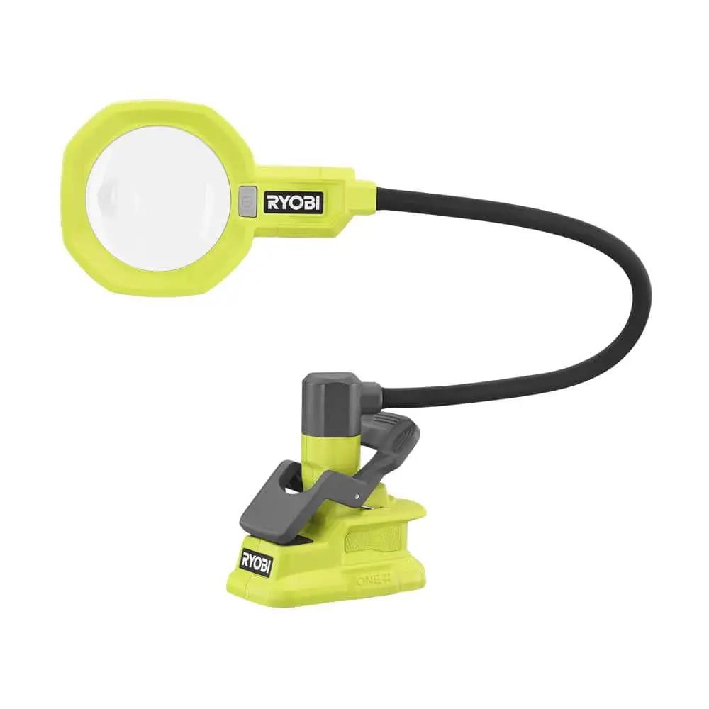 Open Box -  RYOBI ONE+ 18V LED Magnifying Clamp Light (Tool Only) RYOBIBullseye Deals