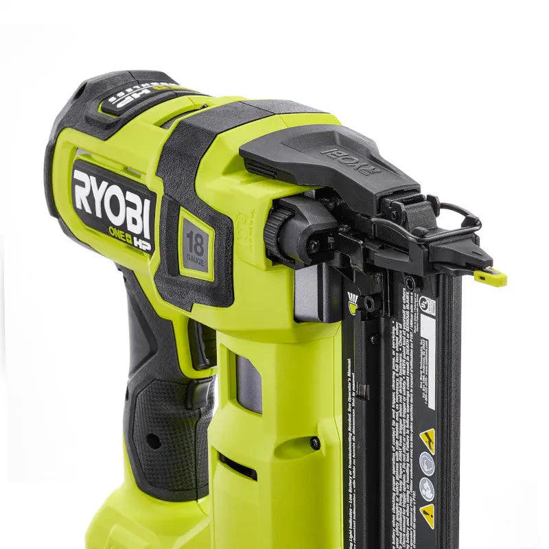 Open Box -  RYOBI ONE+ HP 18V 18-Gauge Brushless Cordless AirStrike Brad Nailer (Tool Only) RYOBIBullseye Deals