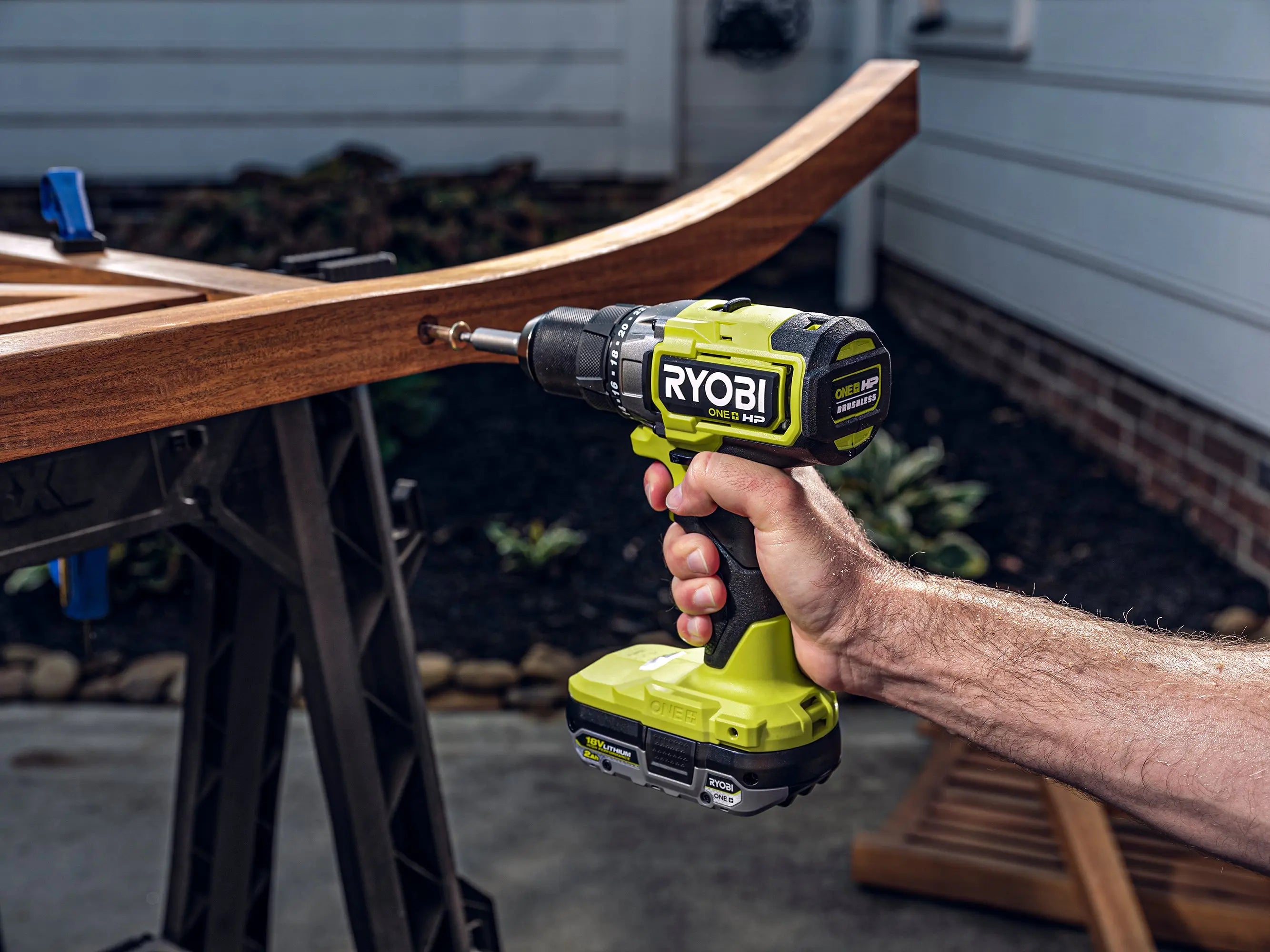 Open Box -  RYOBI ONE+ HP 18V Brushless Cordless 1/2 in. Drill/Driver Kit with (2) 2.0 Ah HP Battery, Charger and Bag RYOBIBullseye Deals