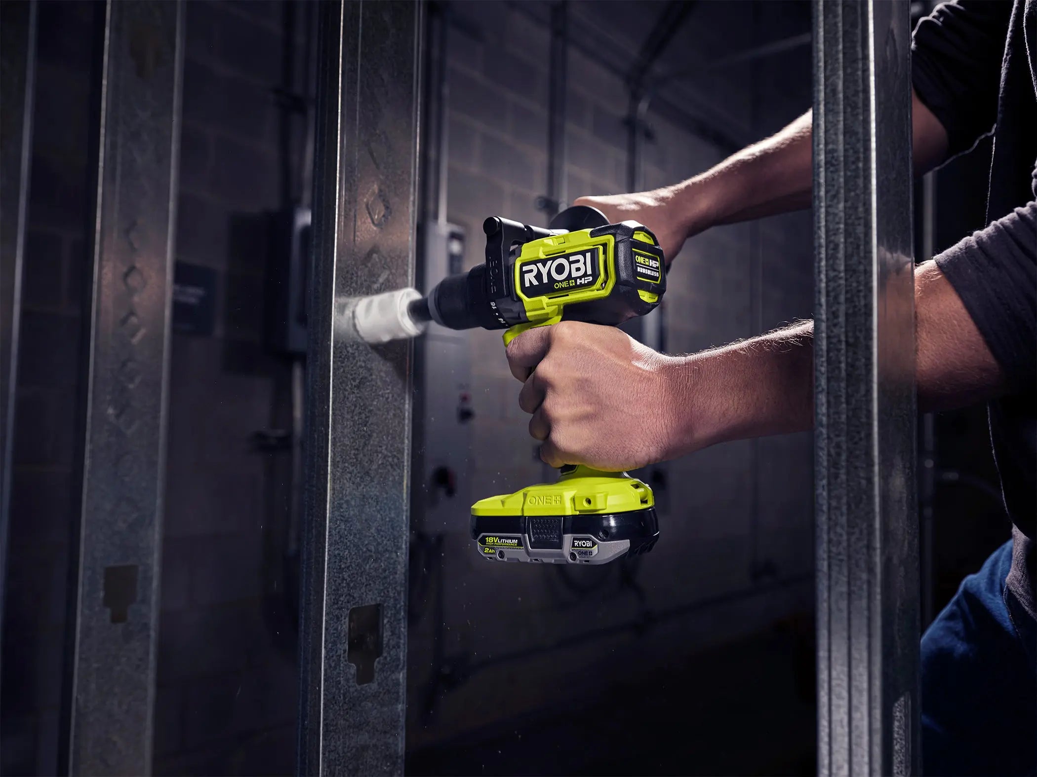 Open Box -  RYOBI ONE+ HP 18V Brushless Cordless 1/2 in. Drill/Driver Kit with (2) 2.0 Ah HP Battery, Charger and Bag RYOBIBullseye Deals