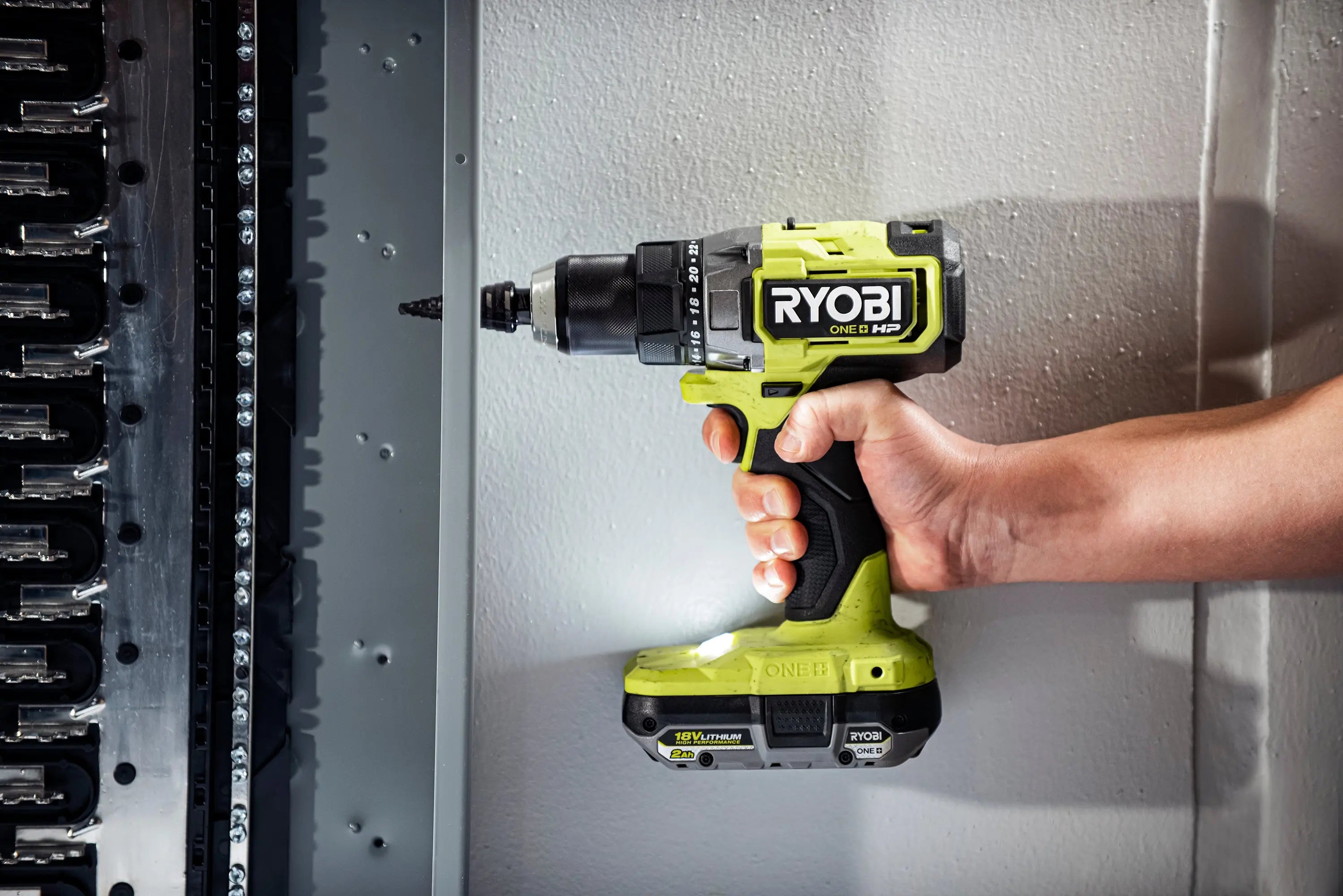 Open Box -  RYOBI ONE+ HP 18V Brushless Cordless 1/2 in. Drill/Driver and Impact Driver Kit w/ (2) 2.0 Ah Batteries, Charger, and Bag RYOBIBullseye Deals