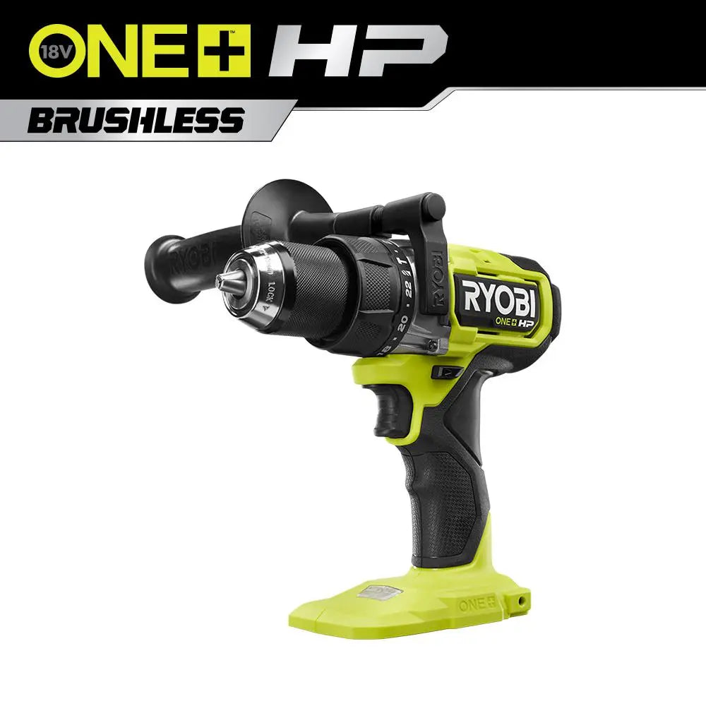 Open Box -  RYOBI ONE+ HP 18V Brushless Cordless 1/2 in. Hammer Drill (Tool Only) RYOBIBullseye Deals