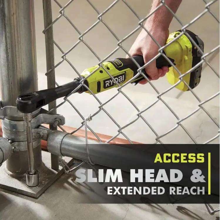 Open Box -  RYOBI ONE+ HP 18V Brushless Cordless 3/8 in. Extended Reach Ratchet (Tool Only) RYOBIBullseye Deals