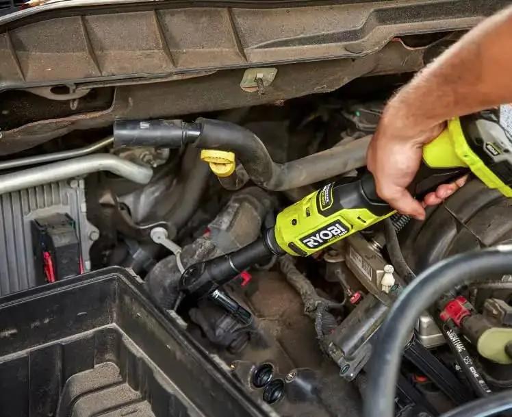 Open Box -  RYOBI ONE+ HP 18V Brushless Cordless 3/8 in. Extended Reach Ratchet (Tool Only) RYOBIBullseye Deals