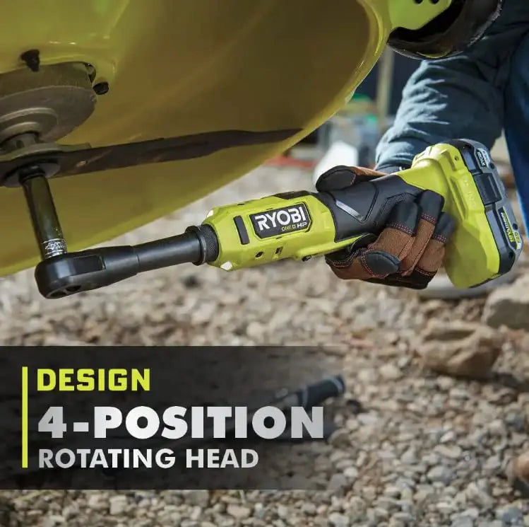 Open Box -  RYOBI ONE+ HP 18V Brushless Cordless 3/8 in. Extended Reach Ratchet (Tool Only) RYOBIBullseye Deals