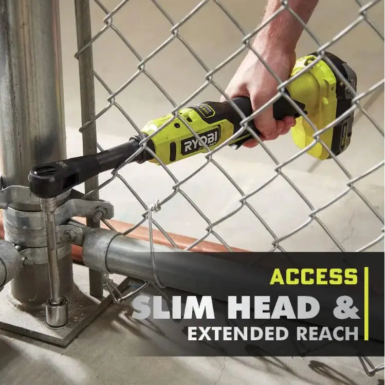 Open Box -  RYOBI ONE+ HP 18V Brushless Cordless 3/8 in. Extended Reach Ratchet (Tool Only) RYOBIBullseye Deals